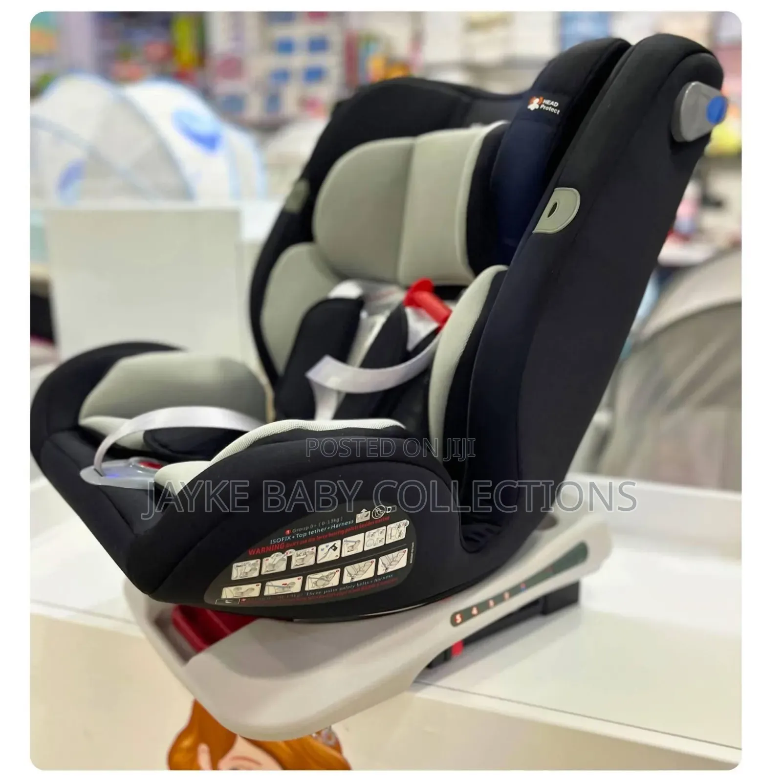 Mamakids Isofix Baby Car Seat 0–36kg With Harness