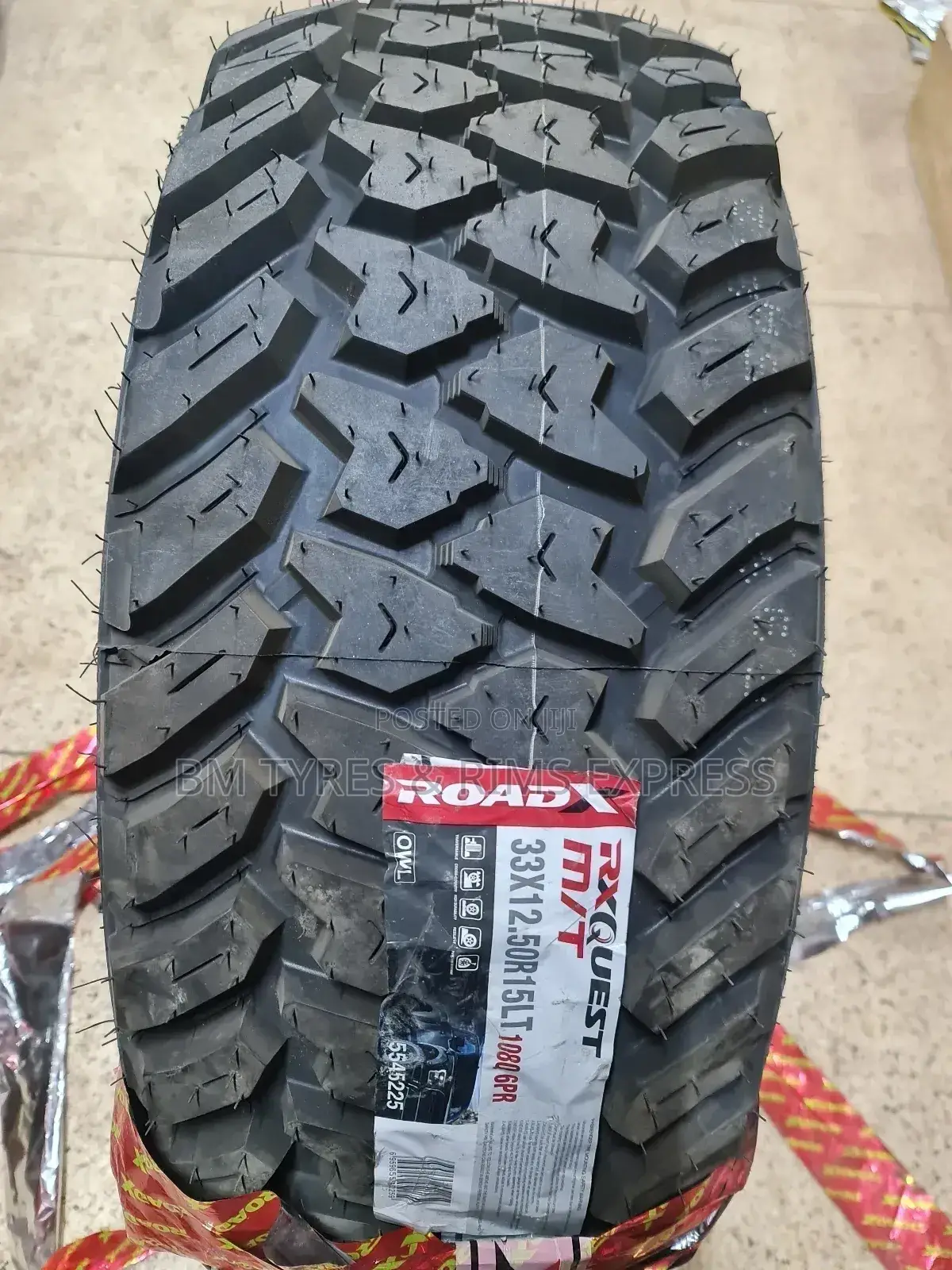 33x12.50 R15 Lt Roadx Tyres (Mud Terrrain)