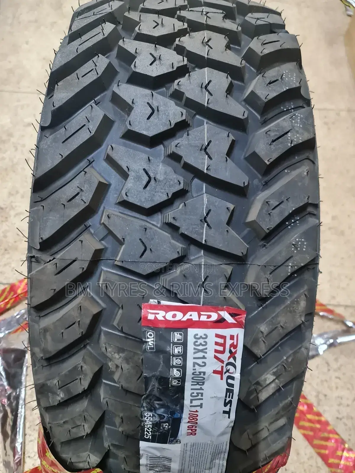 33x12.50 R15 Lt Roadx Tyres (Mud Terrrain)