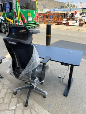 Motorist Adjustable Electric Desk Plus Orthopedic Office Chair