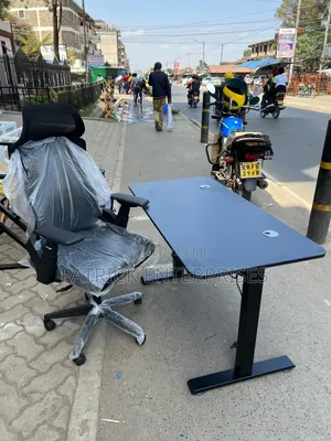 Motorist Adjustable Electric Desk Plus Orthopedic Office Chair
