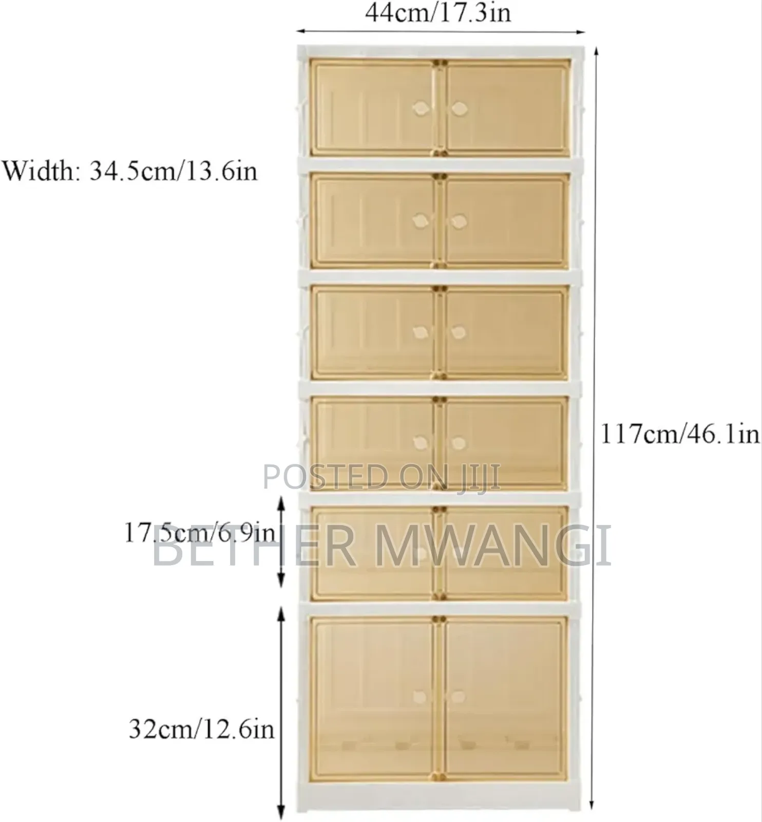 9- Tier Foldable Storage Shoe Rack in Kenya