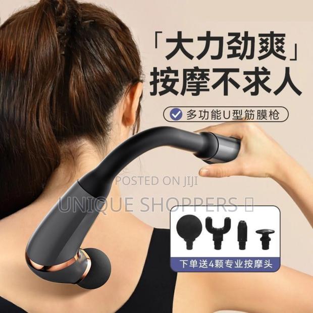 Fascial Gun Massager Handle and Elbow 3 Modes and 6 Gears Muscle