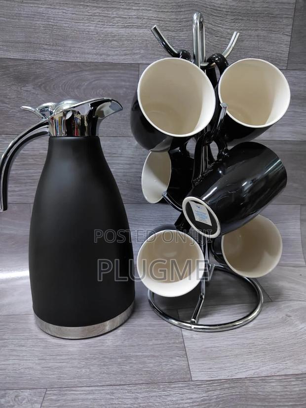 Classy Flask Set 6 Tea Cups Quality