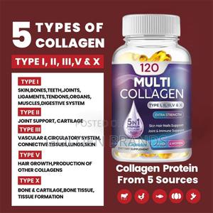 Premium 5-in-1 Collagen Blend 120 Capsules