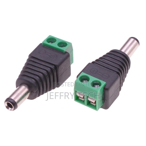 Dc Power Adapter 2.5x5.5 Mm Male Terminal Block 2 Pin - main view