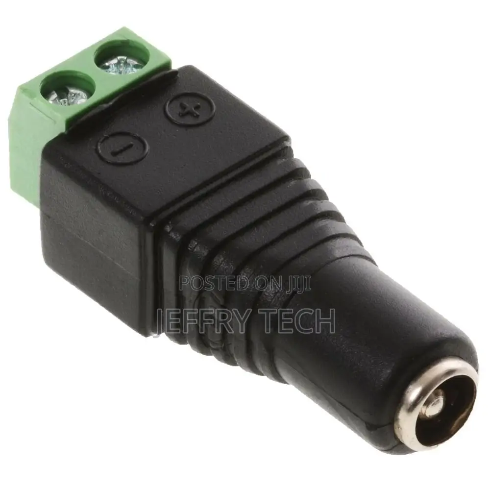Dc Power Adapter 2.5x5.5mm Female Terminal Block 2 Pin