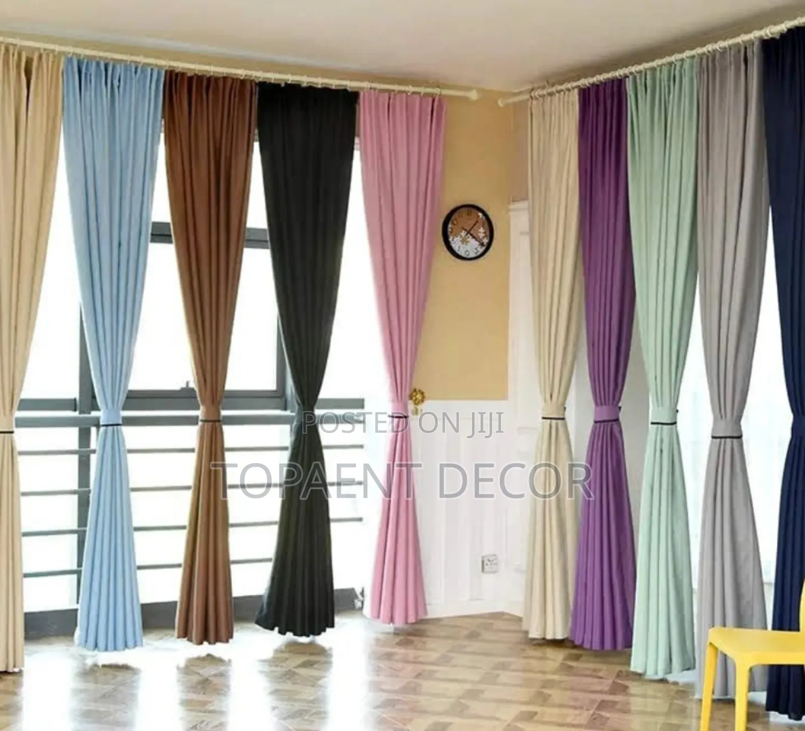 Colourful Room Brightening Elegant Window Curtains