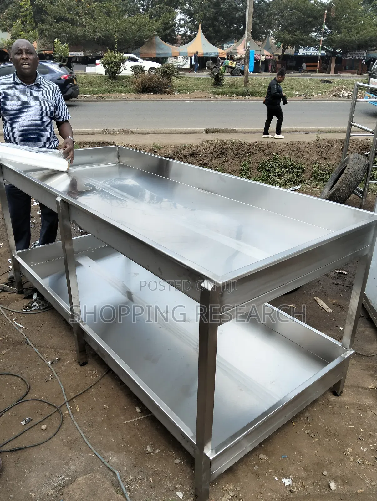 Stainless Steel Industrial Sorting Worktables
