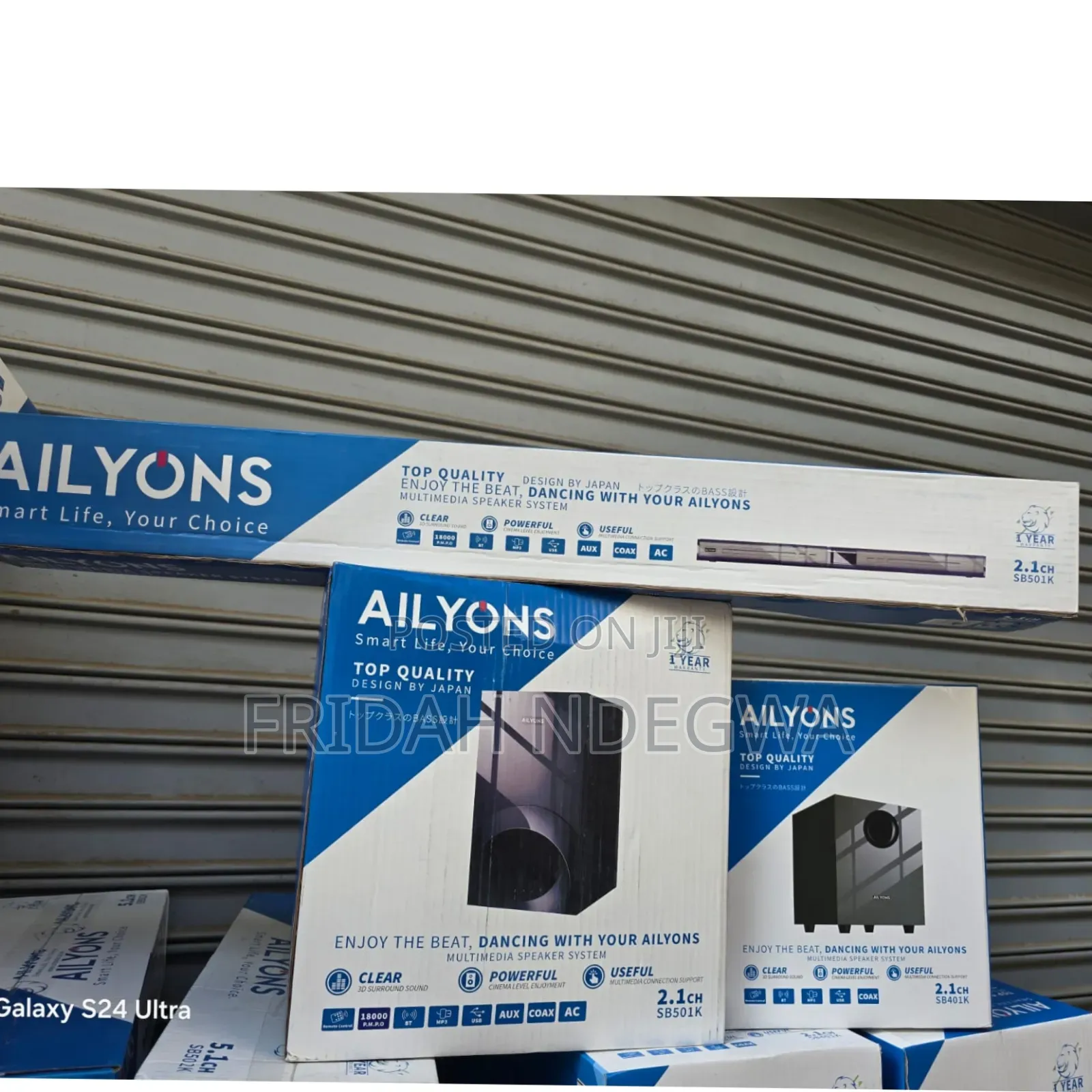 2.1ch Ailyons Sb501k Soundbar Multimedia Speaker System