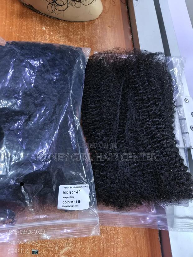 Human Afro Bulk Kinky - thumbnail 5