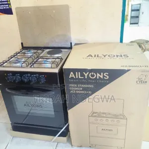 60*60 Ailyons Cooker 3 Gas + 1 Electric Standing Cooker*