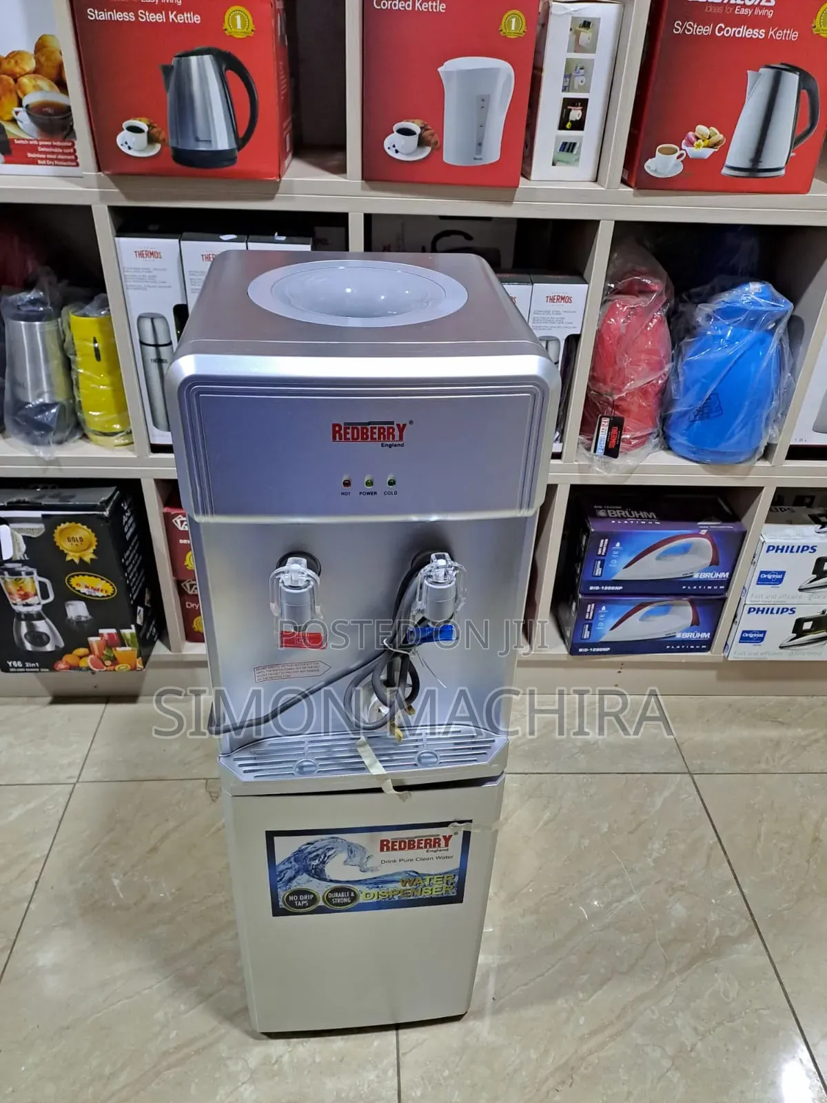 Redberry Hot Cold With Compressor Cooling Water Dispenser