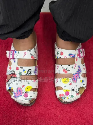Casual Leather Ladies Open Brike Stone Slides