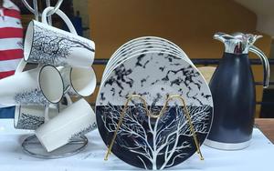 Quality Breakfast Sets 13 PCS Dinner Sets6 Plates6 Cups1 Flask - thumbnail 2