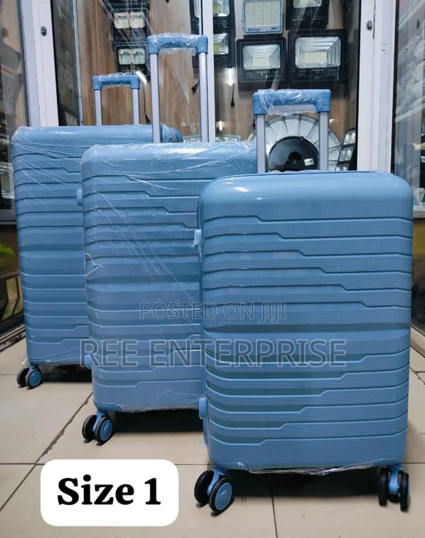 Size 2 Unbreakable Rubber Suitcase Pp 4-in-1 Suitcase Set - thumbnail 2