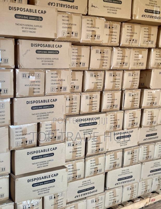 Two Keys General Disposable Hair Caps/Nets 2000pcs Per Carton