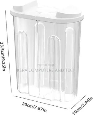 Cereal Storage Container With Airtight Lids and 2 Compartments