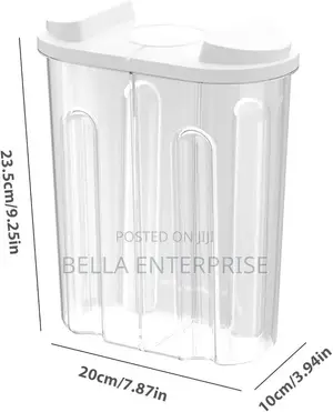Cereal Storage Container With Airtight Lids and 2 Compartments
