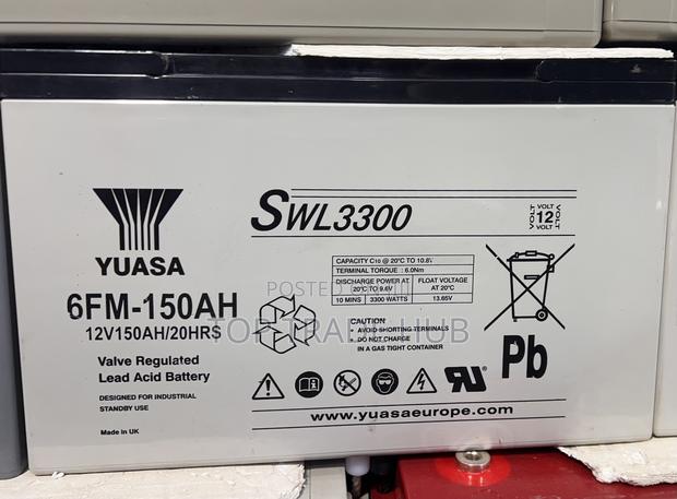 Durable Yuasa Valve Regulated Lead Acid Agm Solar Battery 12v 150ah