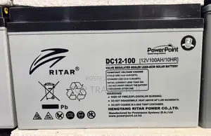 Ritar Powerpoint Valve Regulated Lead Acid Solar Battery 12v 100ah