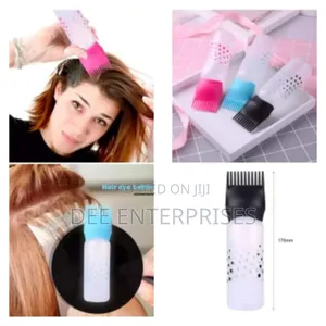 Empty Hair Dye Applicator Brush Bottle