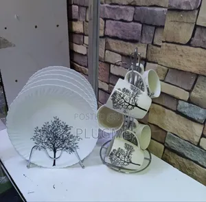 12pcs Tree Set Combo 6pc Plate 6pc Cups