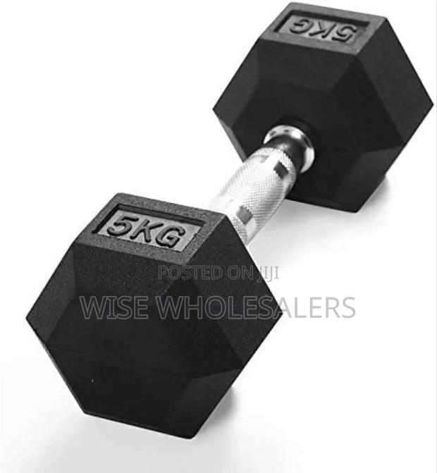 5kg Hexagon Dumbbells Sold Per Single Hand