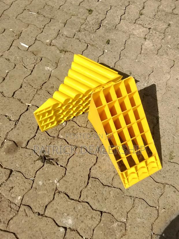 Yellow Plastic Wheel Chocks