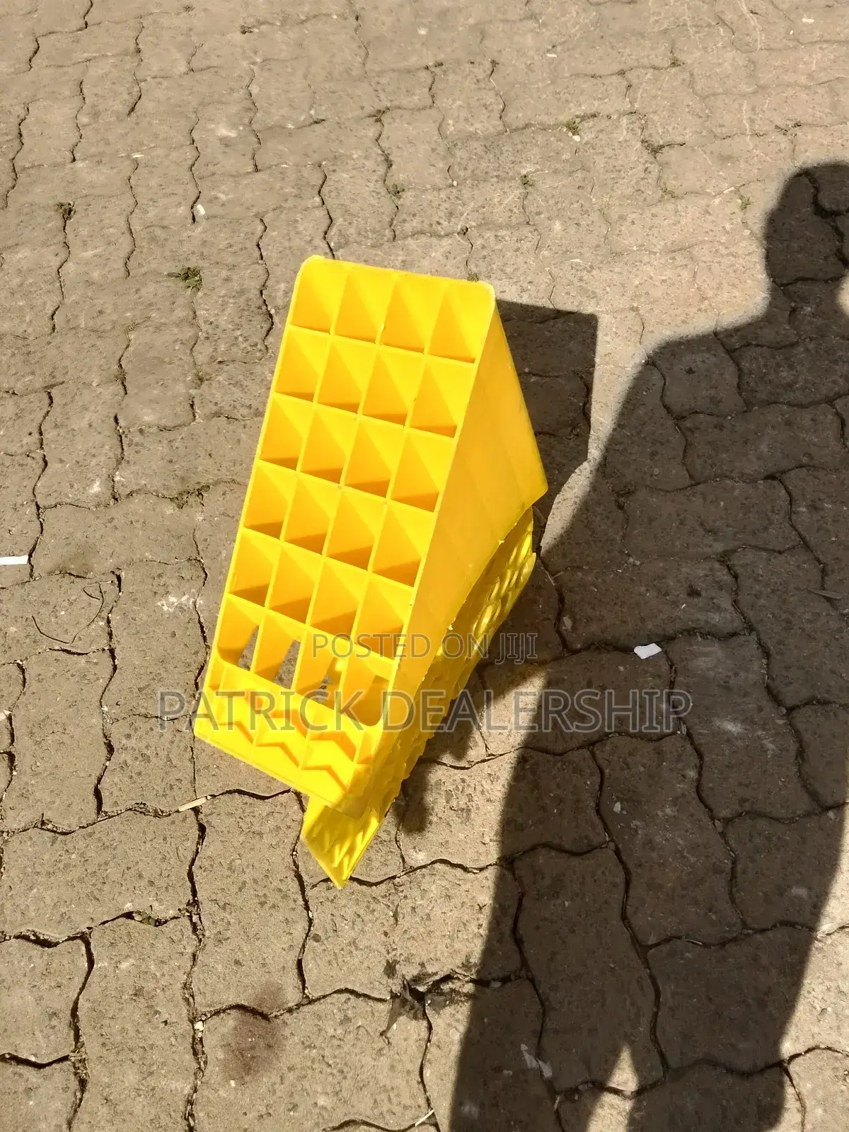 Yellow Plastic Wheel Chocks