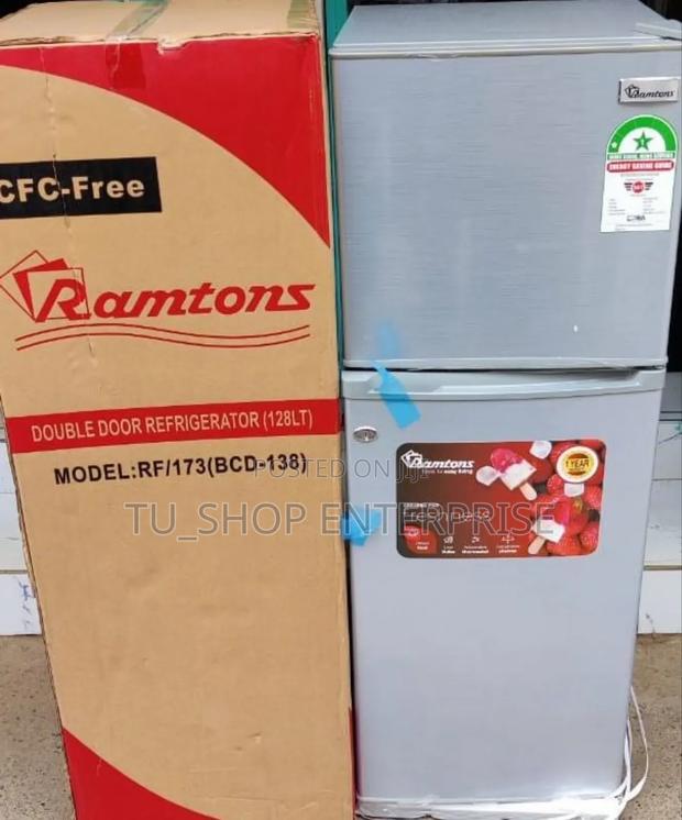 Fridge Double Door 128litres Rf173ramtons - main view