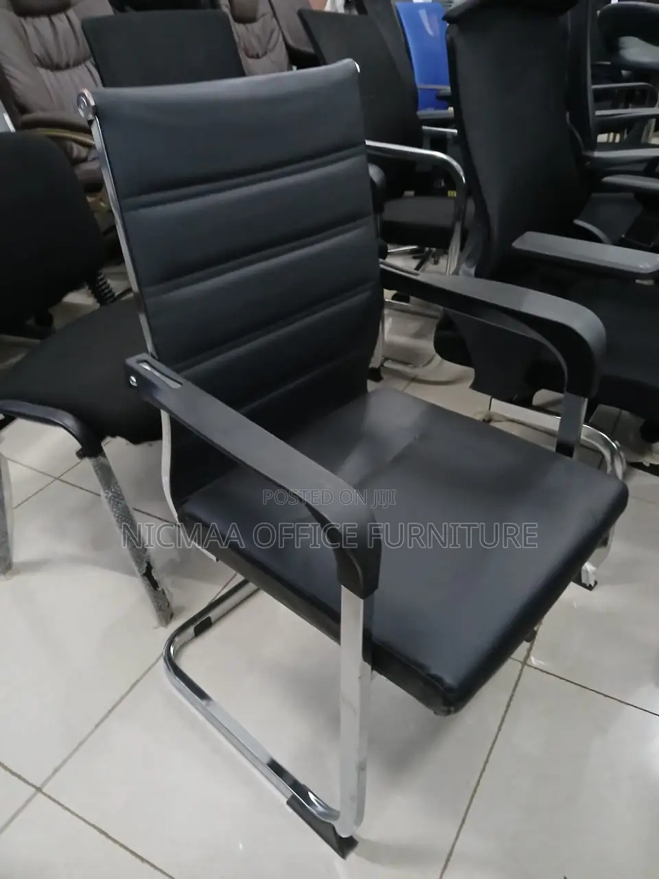 Chrome Cantilever Visitor Chair
