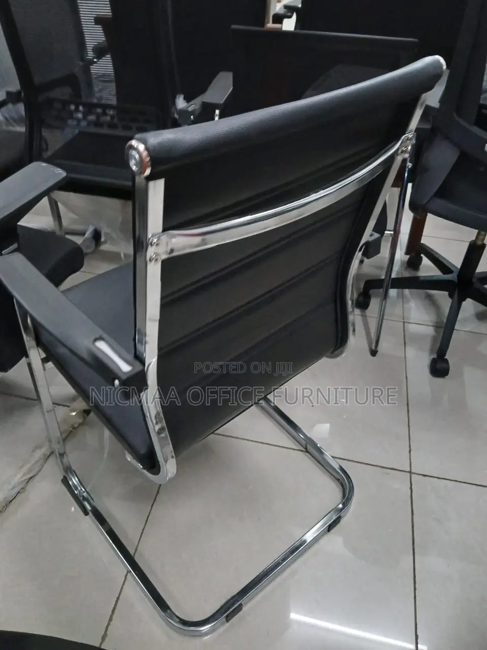 Chrome Cantilever Visitor Chair