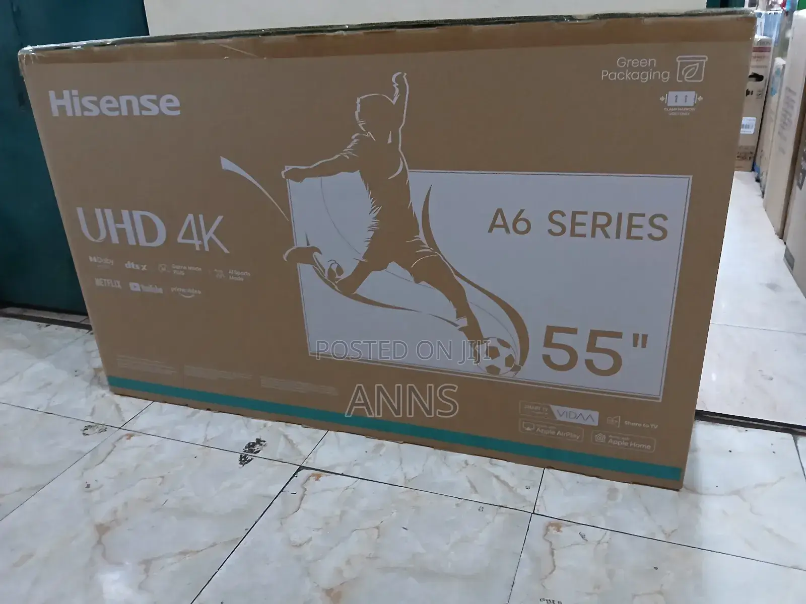 Hisense 55 Inches 4 K Frameless Tv.