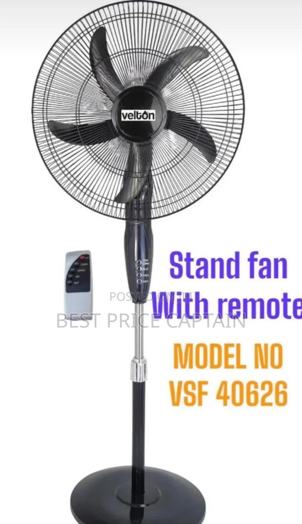 Velton Standing Fan With Remote - main view