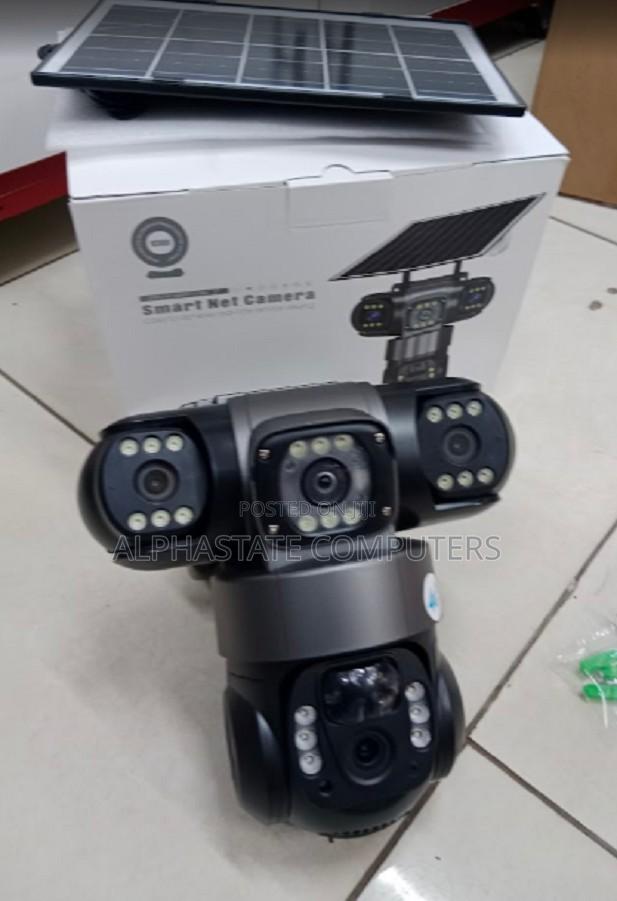 3 Lens 4g Solar PTZ CCTV Surveillance Camera 3 in 1 Camera