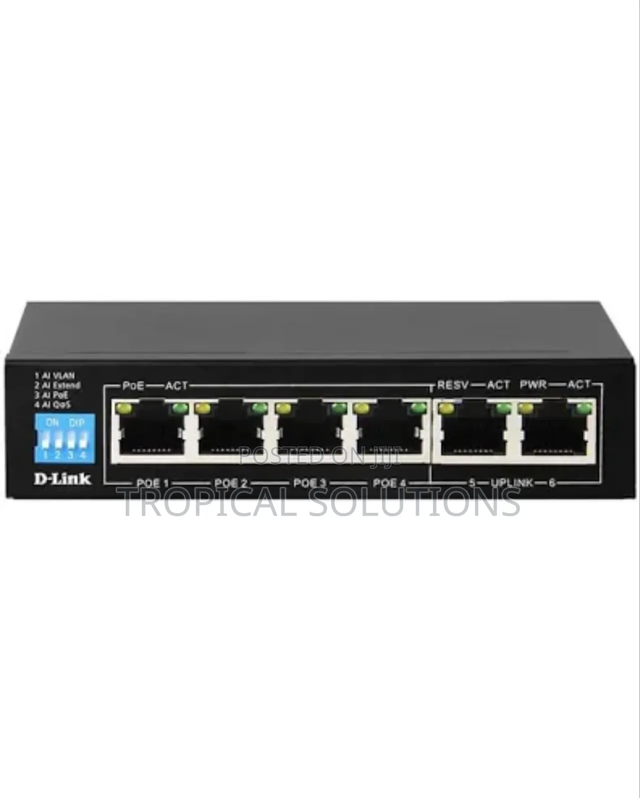 D-Link 6-Port Gigabit Poe Switch DGS-F1006p
