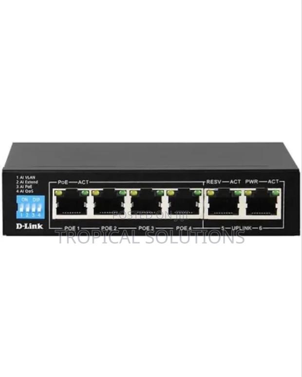 D-Link 6-Port Gigabit Poe Switch DGS-F1006p - thumbnail 3