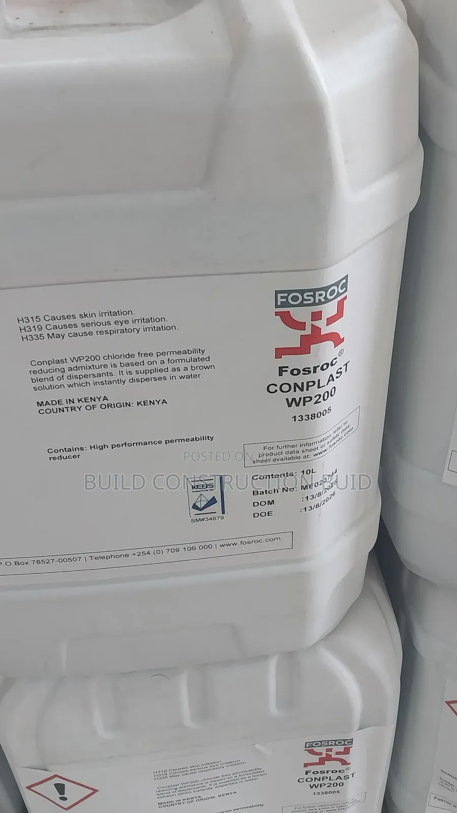 Conplast Wp200 - 10kgs Suppliers in Kenya