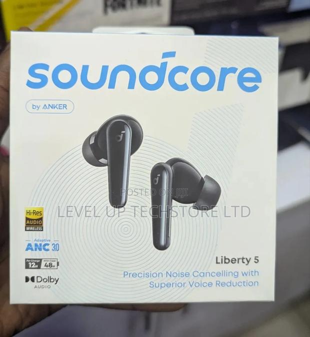 Soundcore Liberty 5 By Anker, Noise-cancelling Wireless(Black)