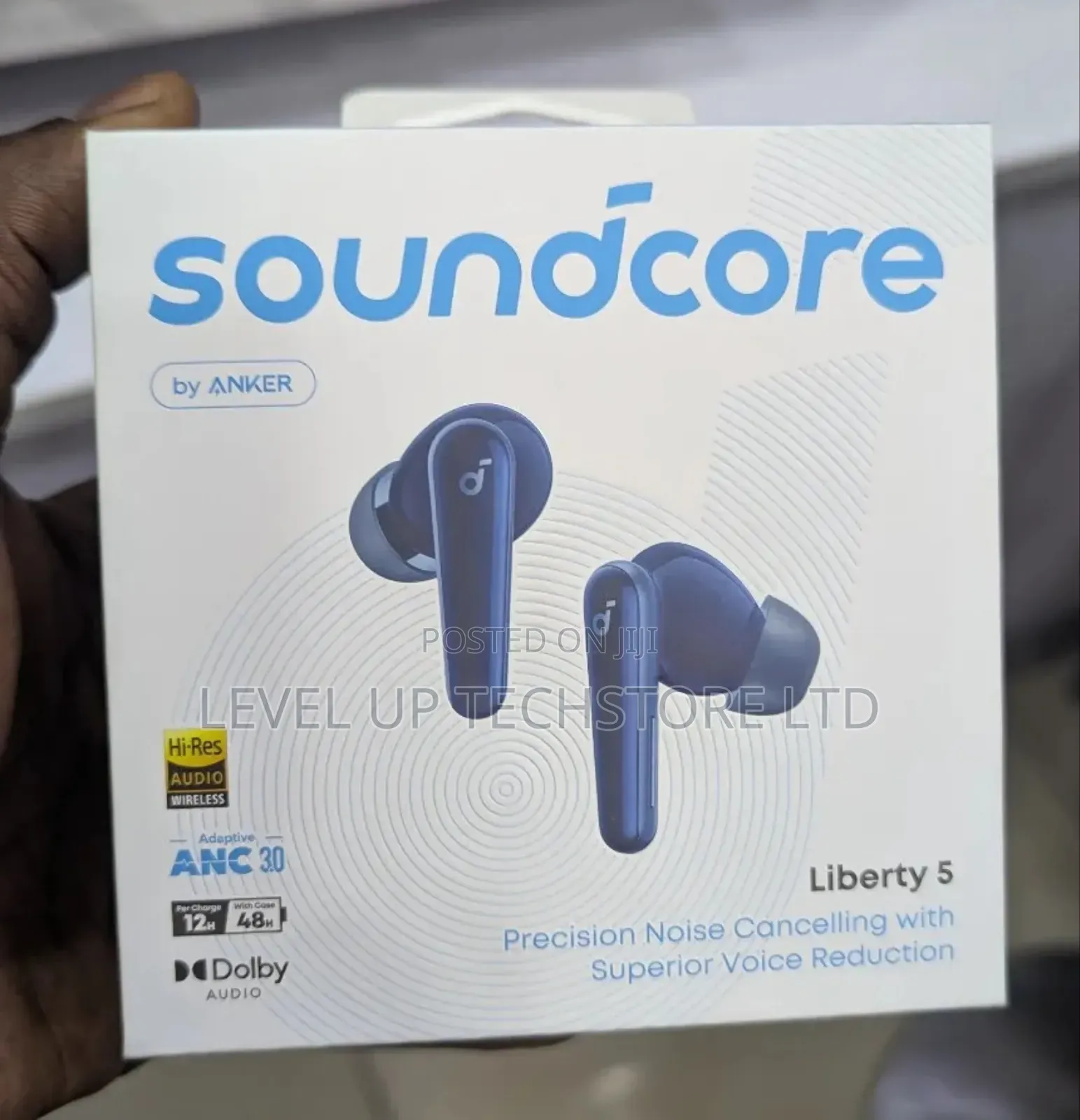 Liberty 5|Noise-Cancelling Earbuds With Dolby Audio
(Blue)