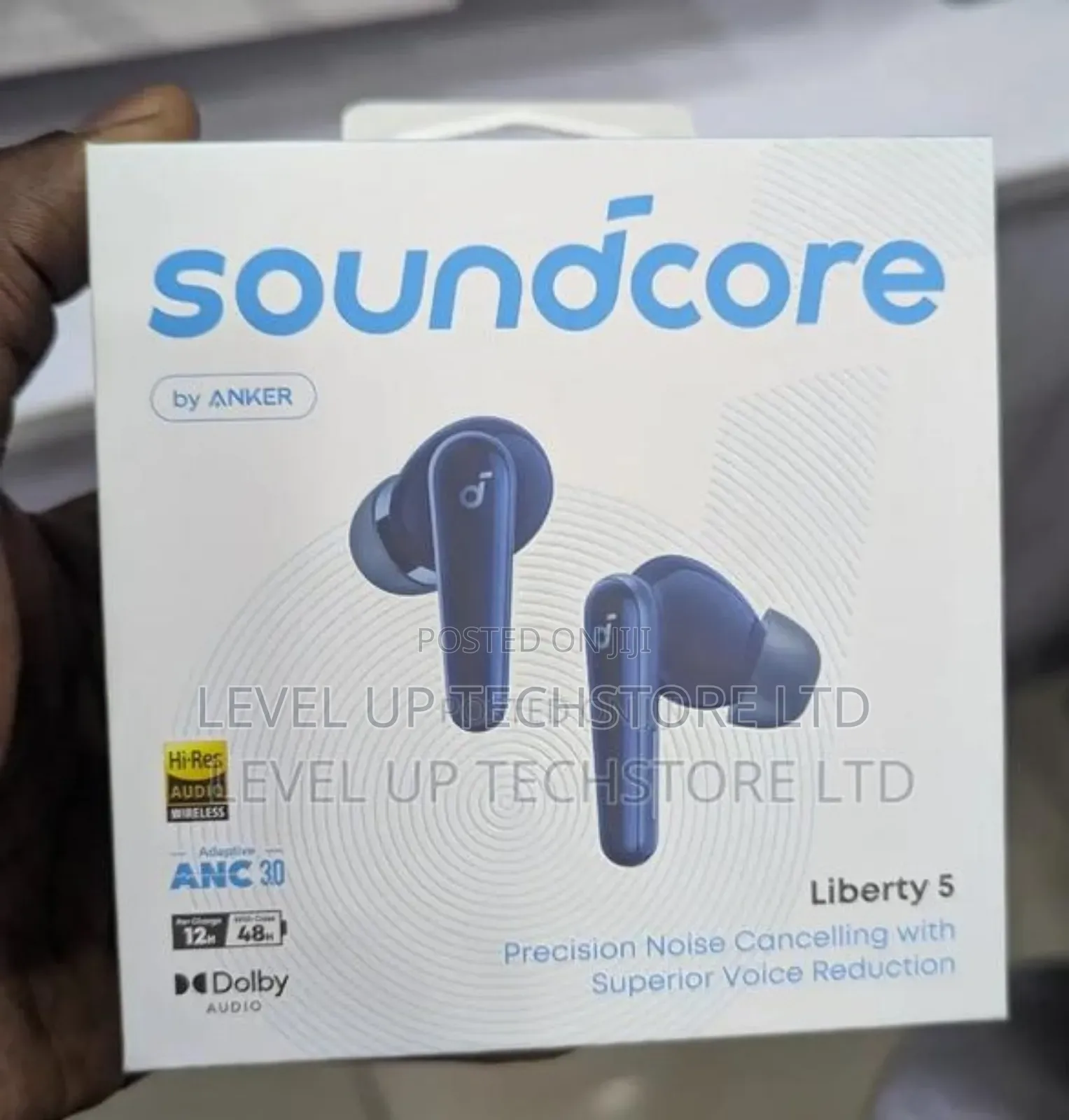 Anker Soundcore Liberty 5 Noise-cancelling Earbuds(Blue)