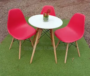 Home Furniture; Sleek Modern Eames Dining Set
