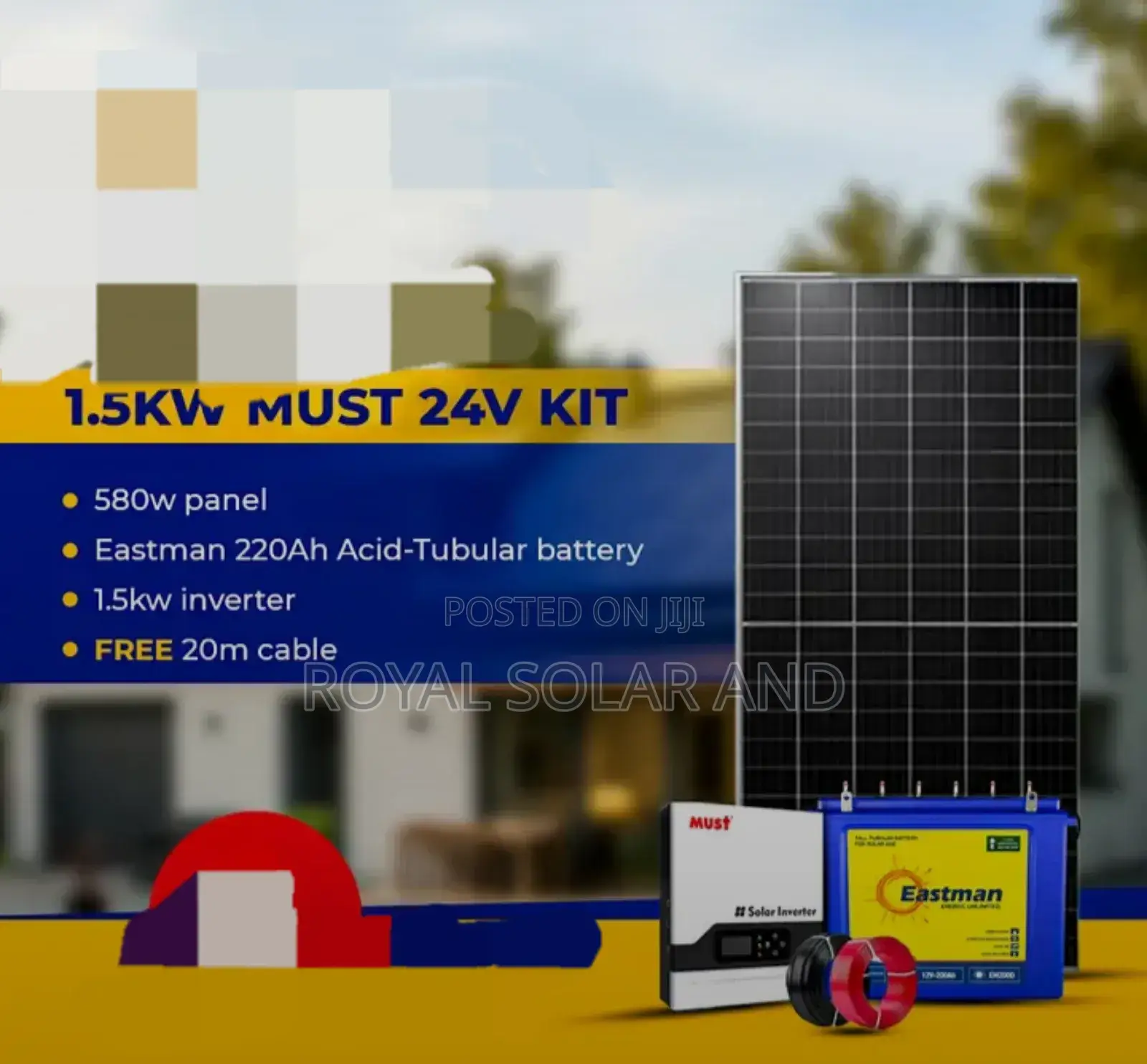 1.5kva MPPT Solar Kit