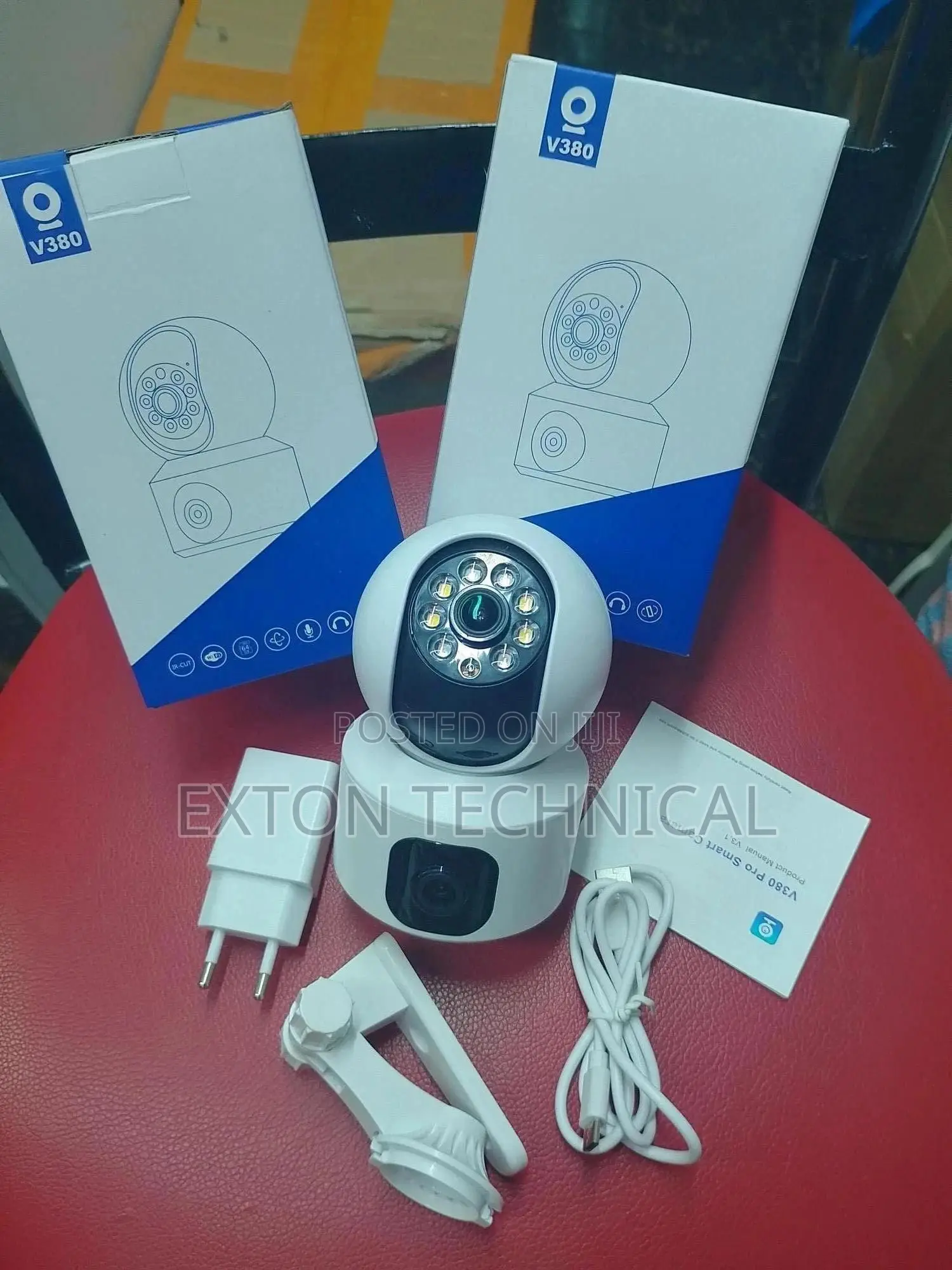 New V380 Pro Smart Wifi Camera Dual Lens Security Camera