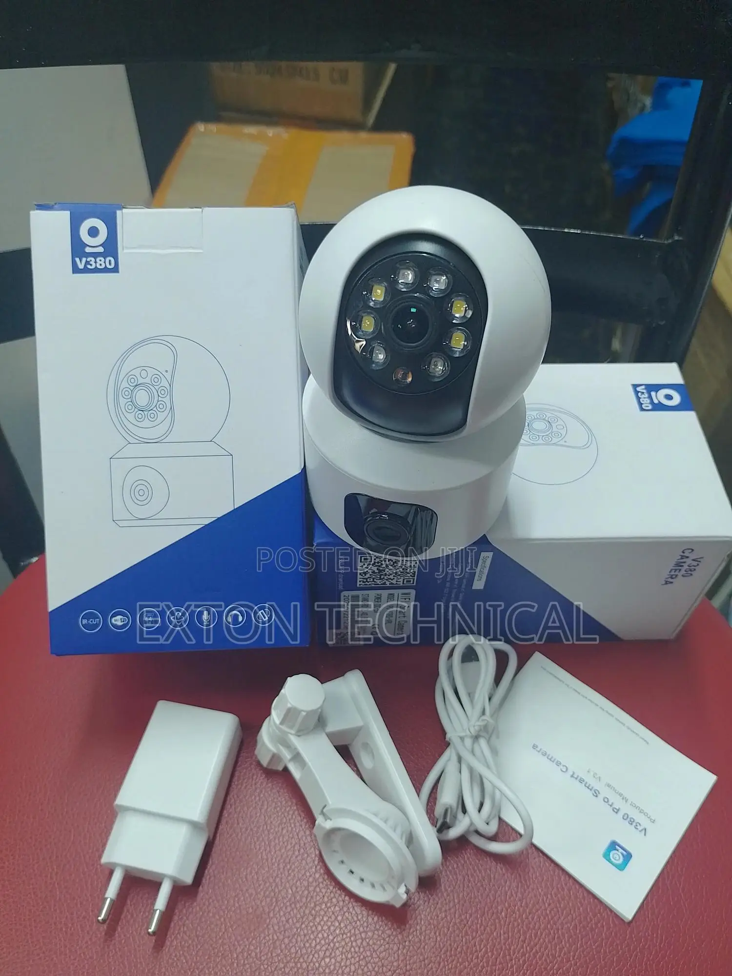Dual-Band 2mp Indoor Dual-Lens PTZ Wifi Camera V380