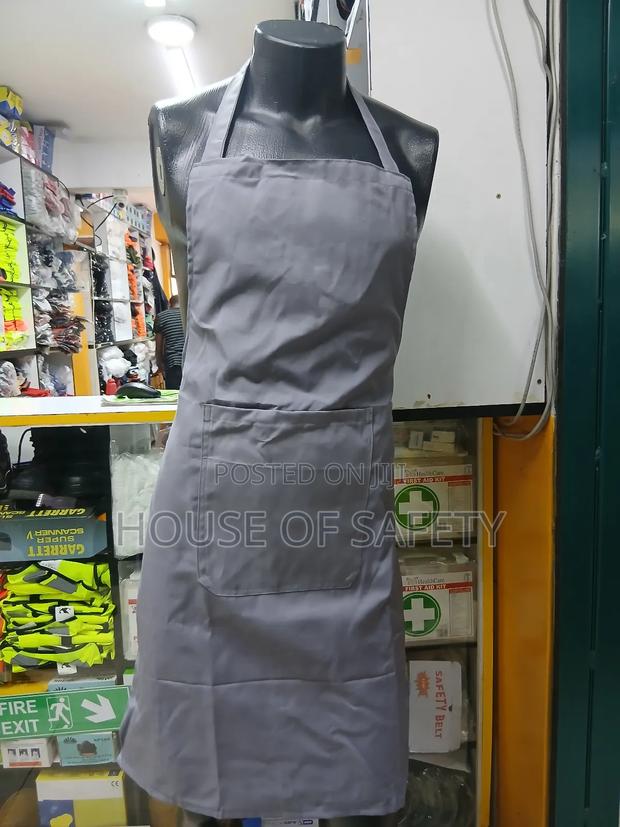 Grey Kitchen Safety Aprons - main view