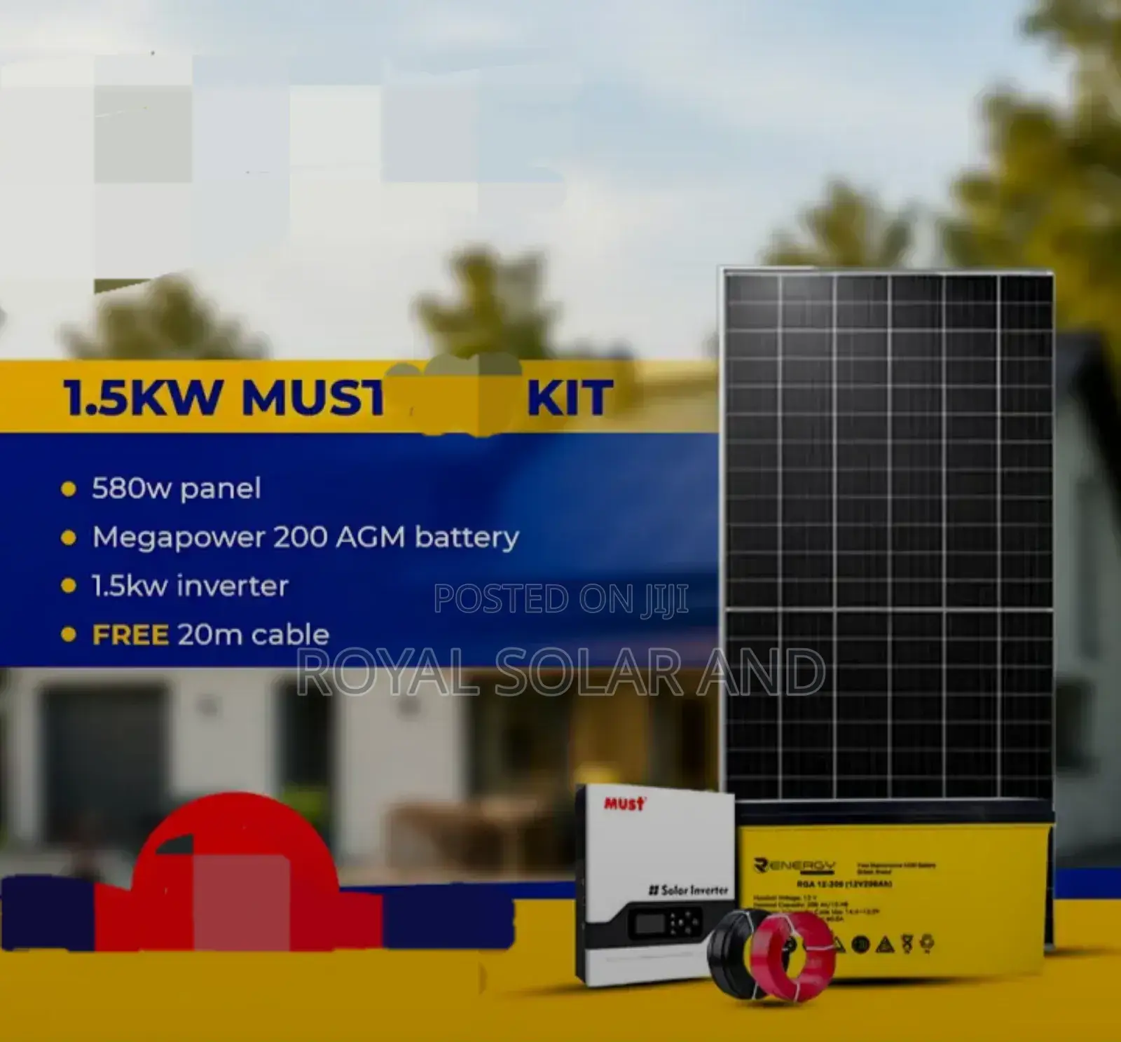 1.5kw Must Solar Kit