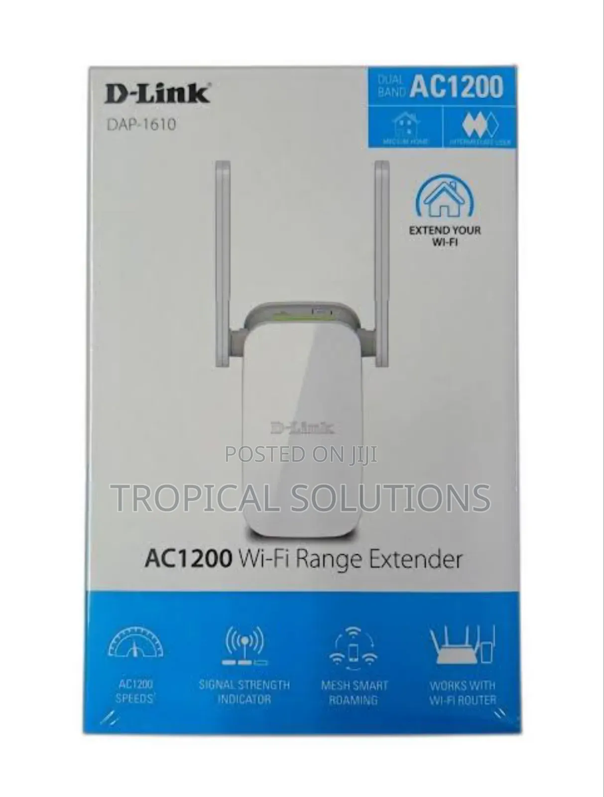 D-Link Ac1200 Dual Band Dap-1610 Wifi 5 Range Extender
