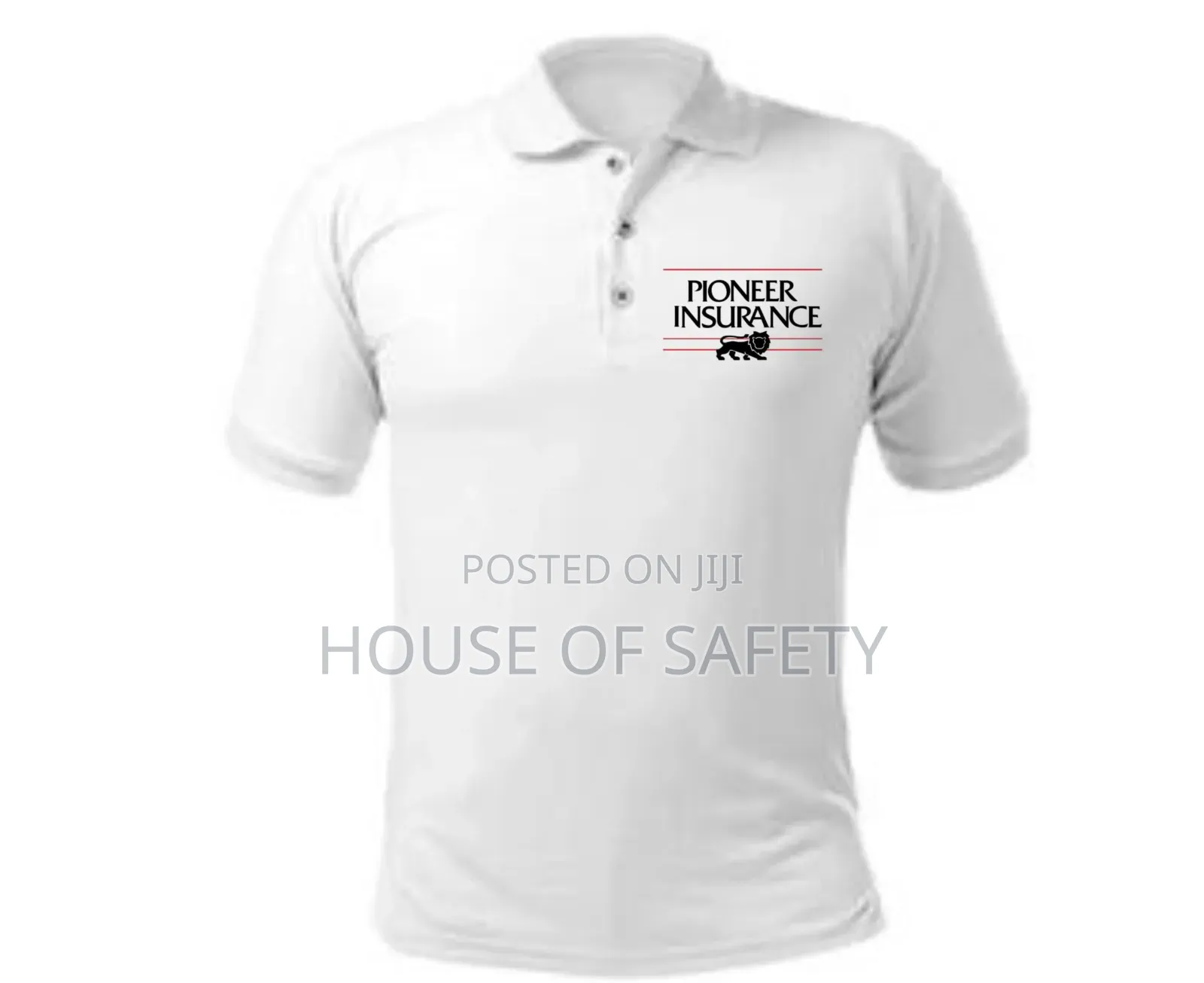 Polo White and Branding Available at Afee